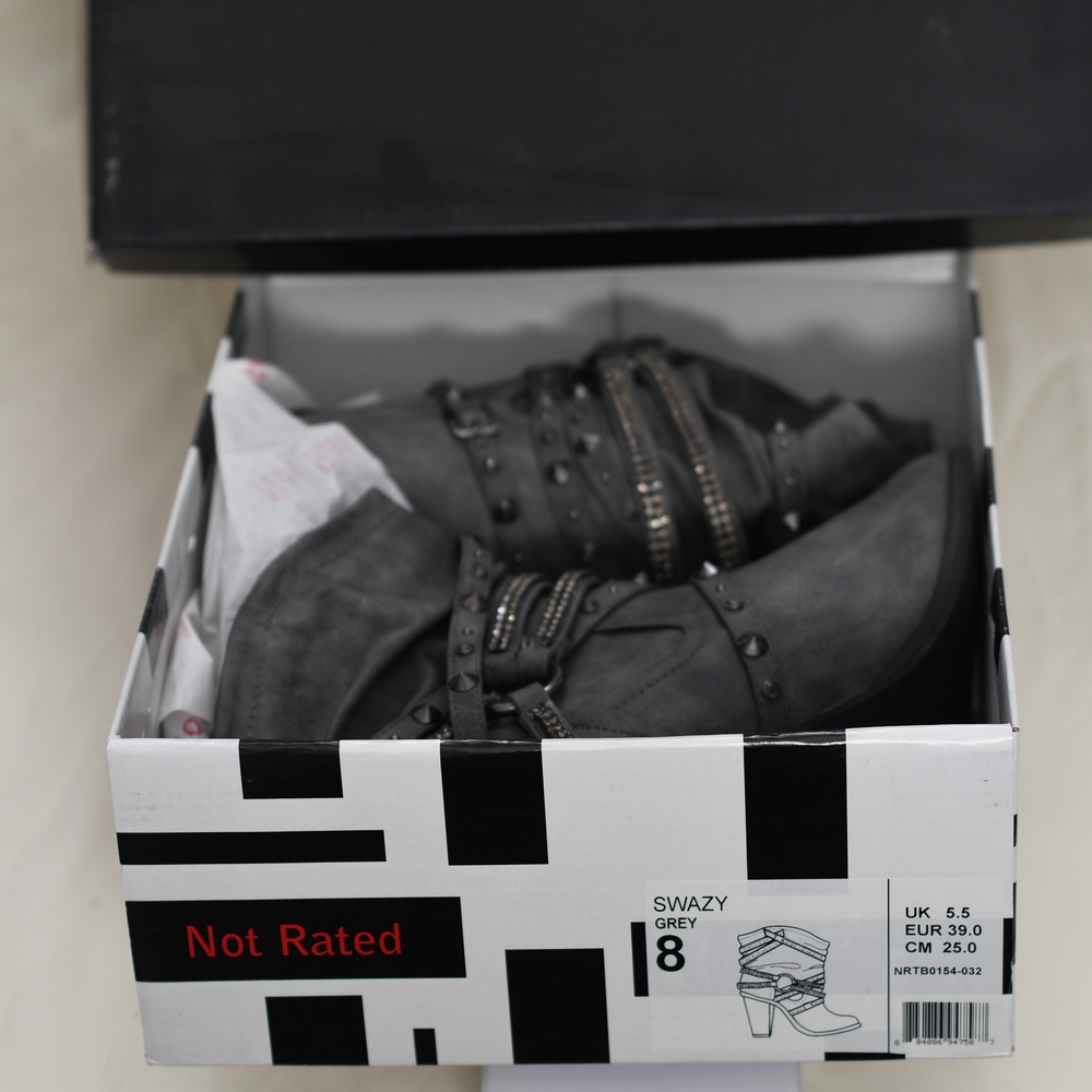 Not Rated Swazy Grey Men's Ankle Boots